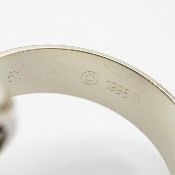 CARTIER 18k White Gold Trinity Ring - Picture 4 of 8